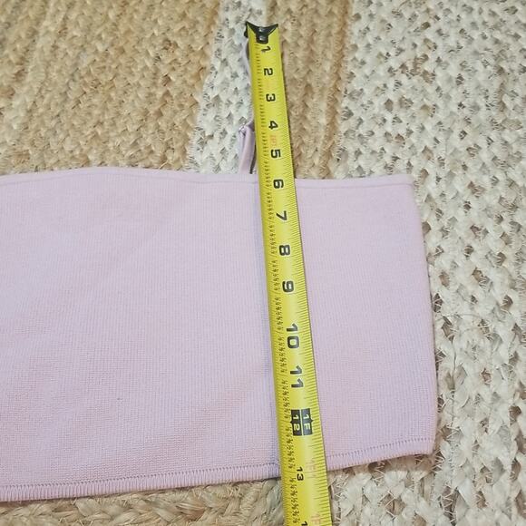 NWT A.L.C Winnie Crop Knit Camisole Top in Rose - Picture 7 of 7